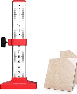 Kit de carrelage avec règle de contour : outil complet pour la pose de carreaux, comprend une règle de niveau et de graduation pour des mesures précises | Idéal pour les bricoleurs amateurs