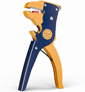 VCELINK GJ702 Pince à Dénuder Automatique Pince Coupante Multifonctionnelle Outil de Dénudage Professionnel pour Electricien