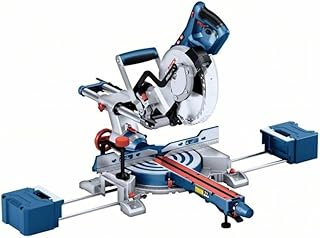 Bosch Professional scie à onglets radiale GCM 305-216 D (capacité de coupe 66 x 305 mm, avec 1 lame de scie circulaire, 2 appuis de pièce, sac à poussière, serre-joint)