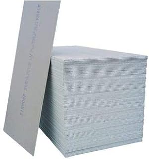 Knauf/British Gypsum Plaques de plâtre - Gypse, 2400 mm x 1200 mm x 12,5 mm, Gris, Carré Edge - Livraison Gratuite au Royaume-Uni (sauf BT, IM, IV, KA)