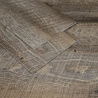 VaryPaper Sol PVC Imitation Bois Lame PVC Adhesive Sol Bois 90cmx15cm 20 Pièces Dalle PVC Adhesive Sol Parquet Adhesif Sol pour Chambre Salon Carrelage Adhesif Sol Cuisine Salle de Bain Dalle PVC Sol
