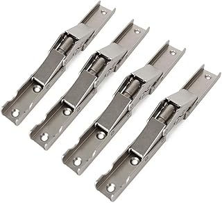 Lot de 4 charnières pliables à 90 degrés pour porte/étagère dissimulée, support de table, meubles