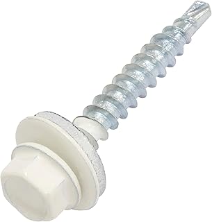 AERZETIX - C73126 - Lot de 60 Vis autoperceuses métal-bois Ø4.8x35 mm + rondelle d