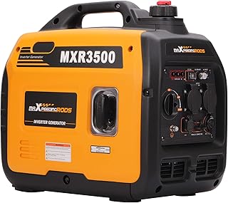 maXpeedingrods 3300W Groupe Electrogene Silencieux Inverter Essence avec Prises USB et 230V Générateur Electrique 4 Temps Generator Léger Secours pour les Caravanes, Garage, Jardin, Camping