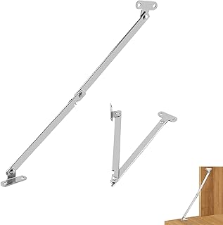 Lot de 2 Charnière Pliante Charnière de Support de Couvercle Pliable en Acier Inoxydable charnières de support de couvercle pour Table Pliante Murale,Porte Placard